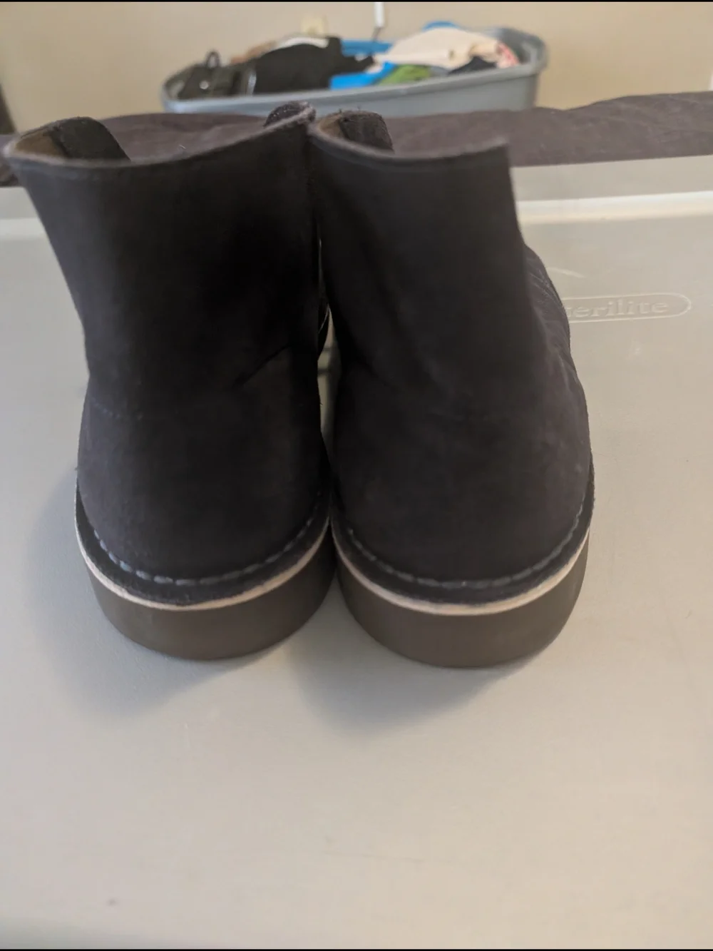 Title: Clarks Blue Suede Chukka Desert Boots - Size 11